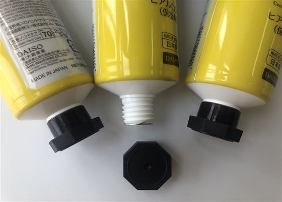 Full Yello Offset Printing Aluminum Laminted Packaging Tube 50g 35*115mm