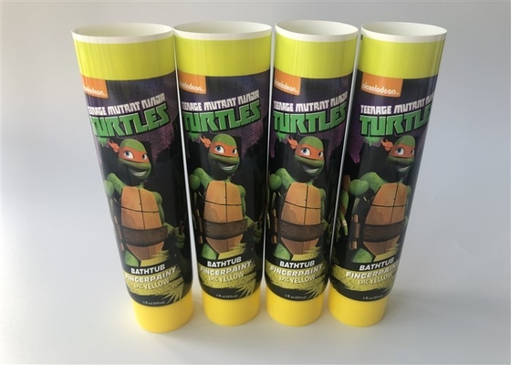 Yellow Turtle Printing PBL Tube 89ml Bath Wash Plastic Barrier Filling From Tube End