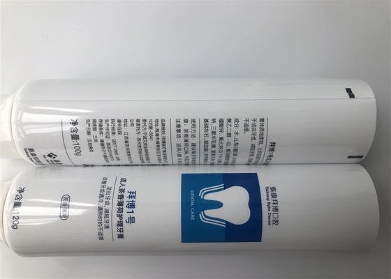 Diameter 38mm Toothpaste PBL Tube 100g With Toothpaste Cover Glossy Surface