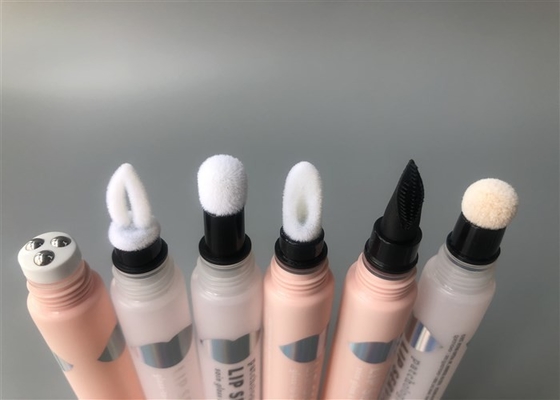 Colorful Lip Gloss Plastic Tube Series With Different Of Types Lipstick Heads