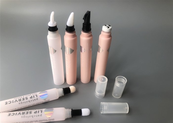 Colorful Lip Gloss Plastic Tube Series With Different Of Types Lipstick Heads