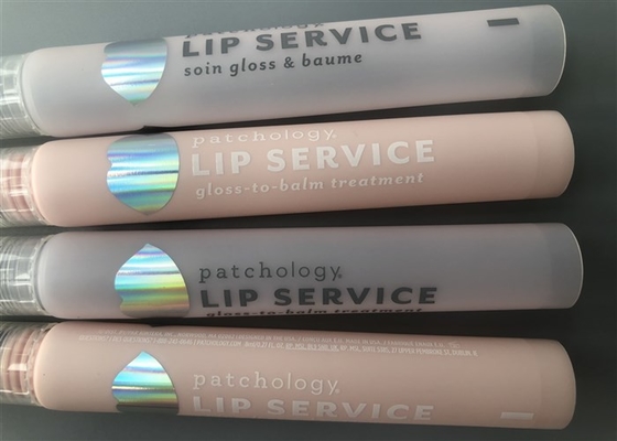 Colorful Lip Gloss Plastic Tube Series With Different Of Types Lipstick Heads