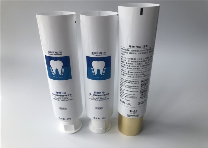 Diameter 38mm Toothpaste PBL Tube 100g With Toothpaste Cover Glossy Surface